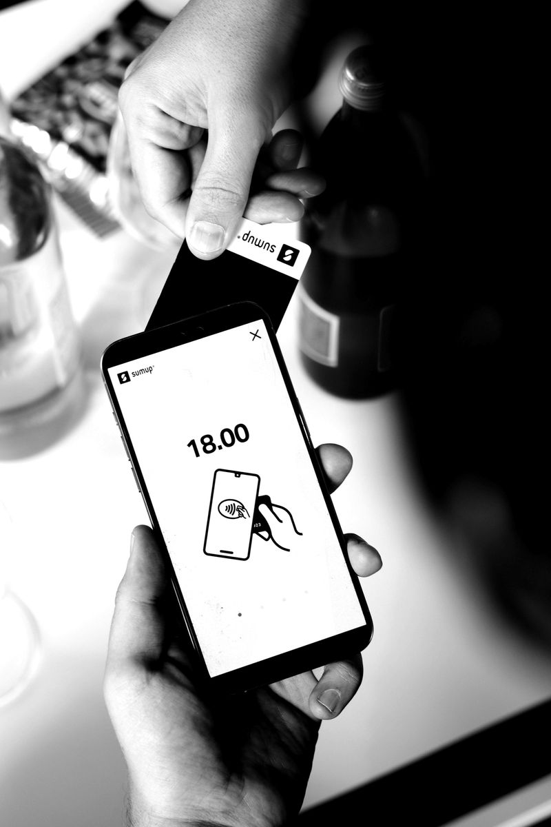 Paying with a phone