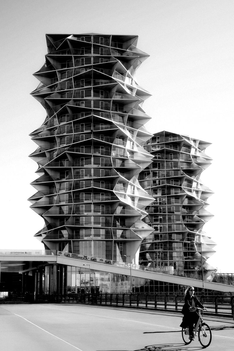 Modern residential towers